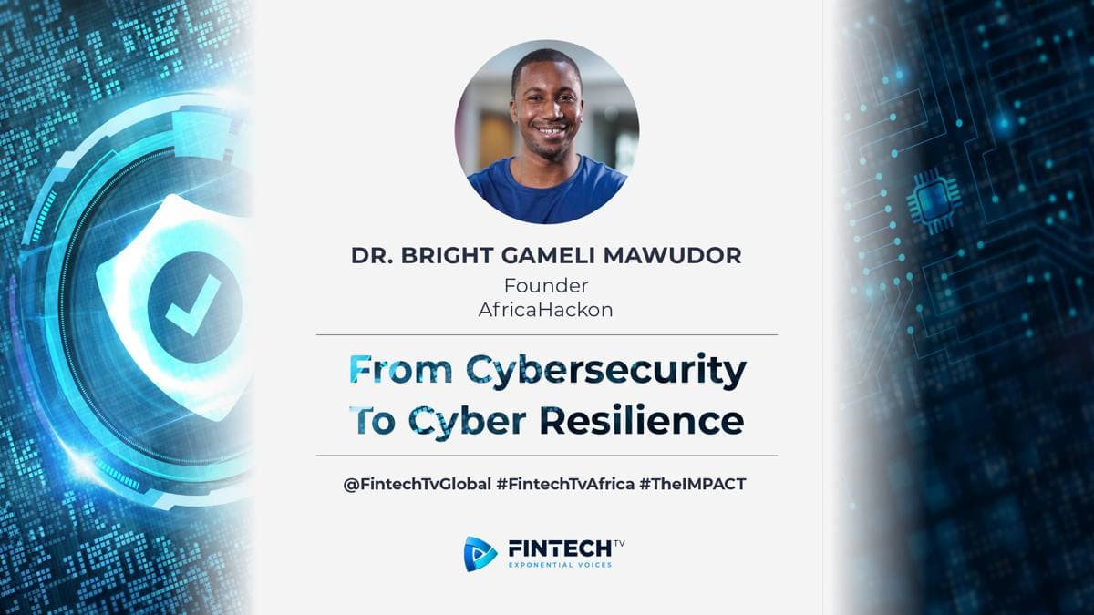 Dr Bright Gameli Mawudor in the FINTECH.TV studio