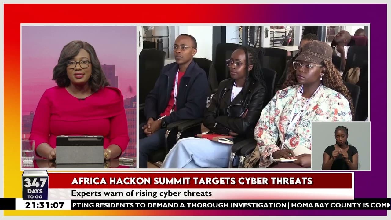 TV47 report on the AfricaHackon Cybersecurity Summit